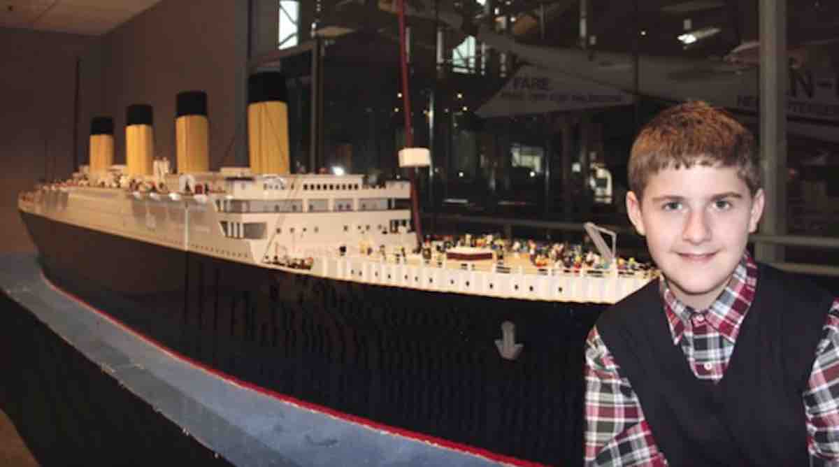 Boy With Autism's LEGO Replica of the Titanic is So Impressive ...