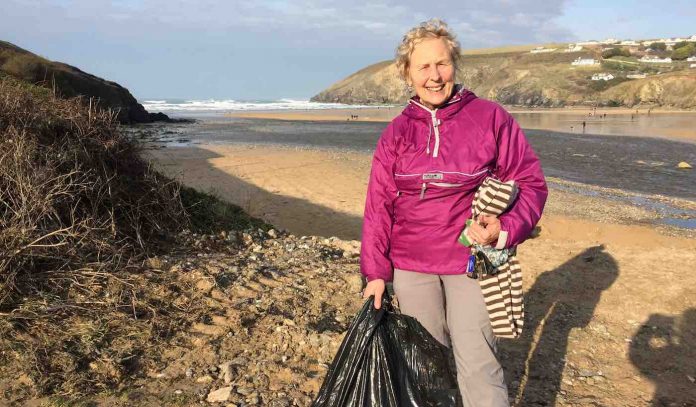 Pat Smith on Sunny Beach-SWNS