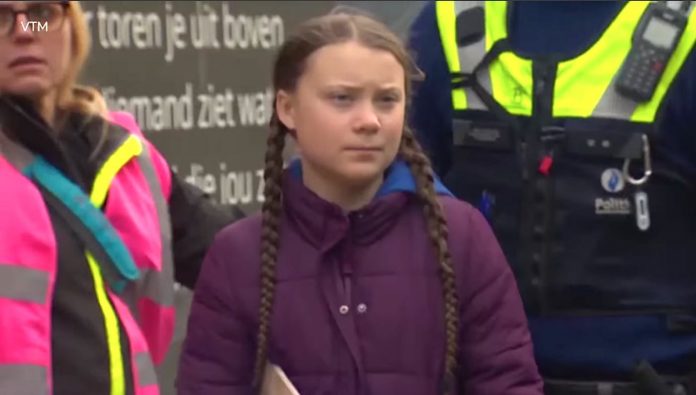 Greta Thunberg Edited-VTM via TIME Youtube Screenshot
