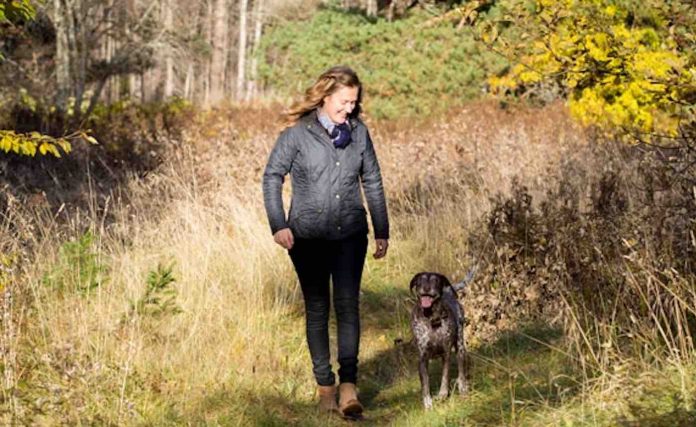 Woman Walking Dog-Mikael Wallerstedt : Uppsala University Released