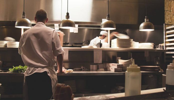 Chefs in a Kitchen-Public Domain