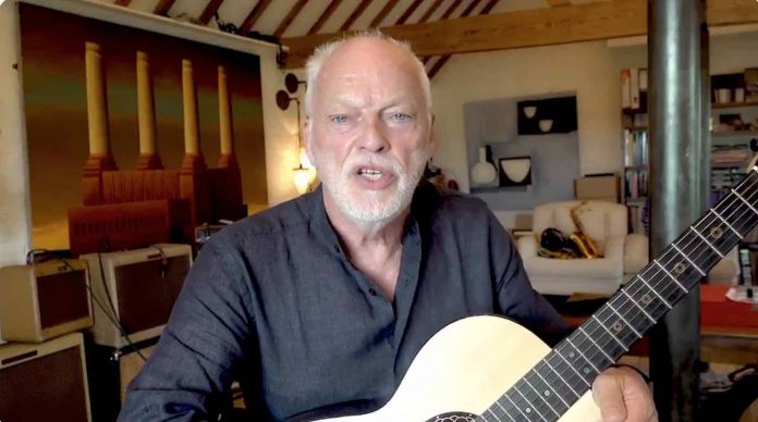 David Gilmour-Twitter Video Screenshot
