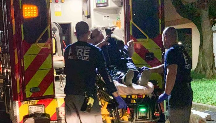 Fire Station 37 Helping Woman-Broward Sheriff's Office Facebook