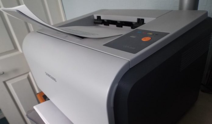 Printer Printing Paper-Public Domain