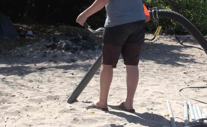Student Using Hoola One Vacuum-Star-Advertiser YouTube Screenshot