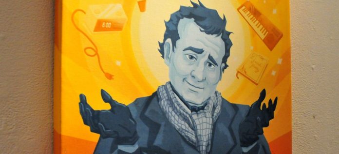 painting canvas-man shrugging-perfection-cc-zervas
