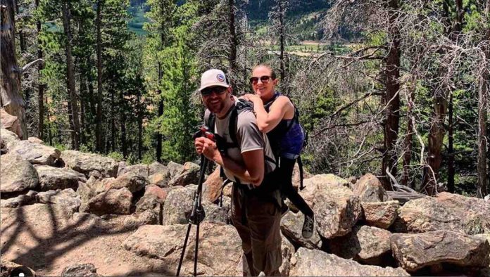 hiking disability trevor and melanie-hiking_with_sight