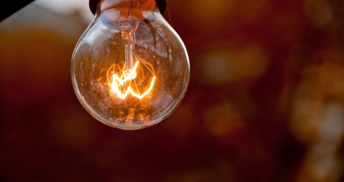 a light bulb