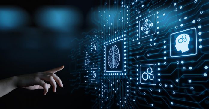 Artificial intelligence Machine Learning Business Internet Technology Concept