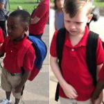 When Boy With Autism Was Overwhelmed By First Day of School, Kind Classmate Soothed Him