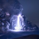 Photographer Captures Exact Moment of Beauty When Lightning Strikes Erupting Volcano (LOOK)