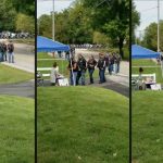 Dozens of Bikers Visit the Lemonade Stand of the Girl Whose Mother Helped Them One Year Ago