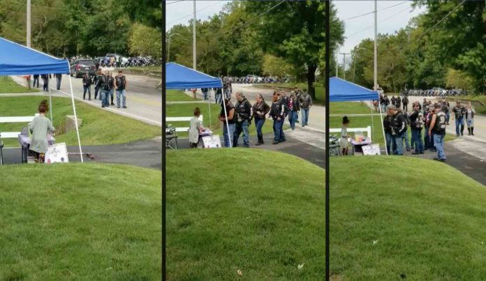Bikers Outside Lemonade Stand-Joe Sloppy Facebook