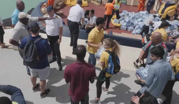 Cruise Ship Passenger Hurricane Relief-Royal Carribean NBC News Youtube Screenshot
