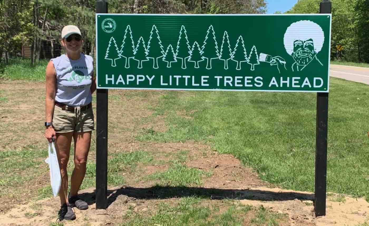 Happy little Trees Bob Ross. Happy little Trees. Bob is happy