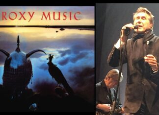 Roxy cover and Bryan Ferry on stage in 2017