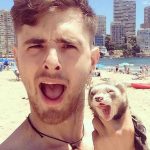 Rather Than Slip into Depression, Man Quits Job, Sells Possessions, and Travels the World With a Ferret