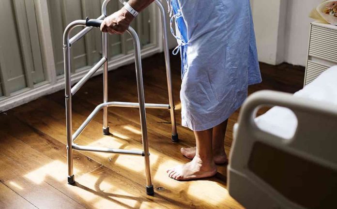 Hospital Patient Using Walker-Public Domain via Piqsels Website