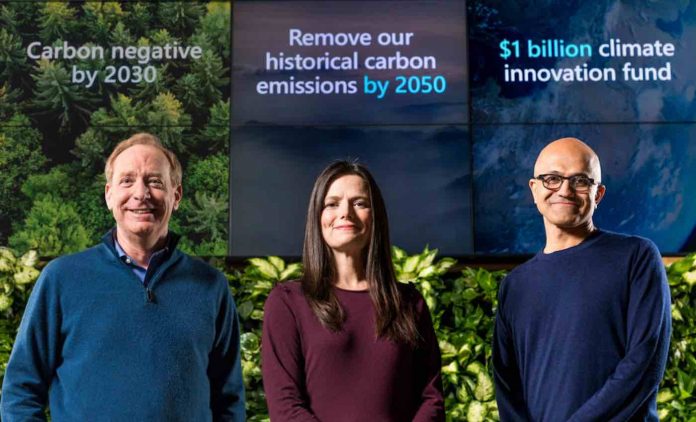 Microsoft Carbon Negativity Event-Microsoft : Brian Smale