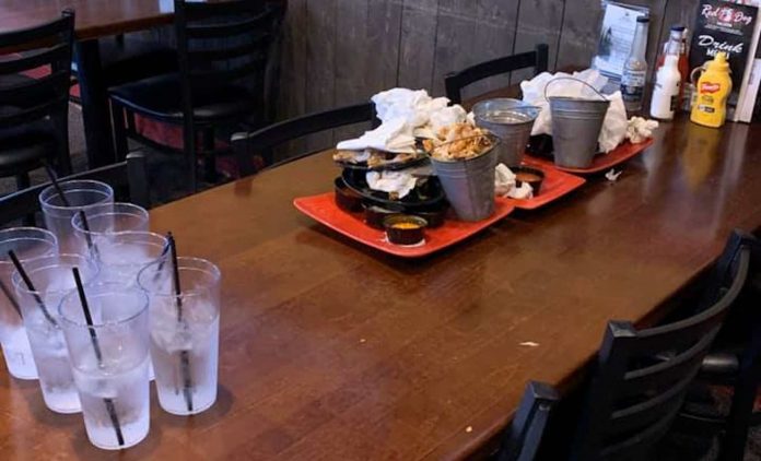 Tidy Restaurant Table-Nicole Marie Facebook