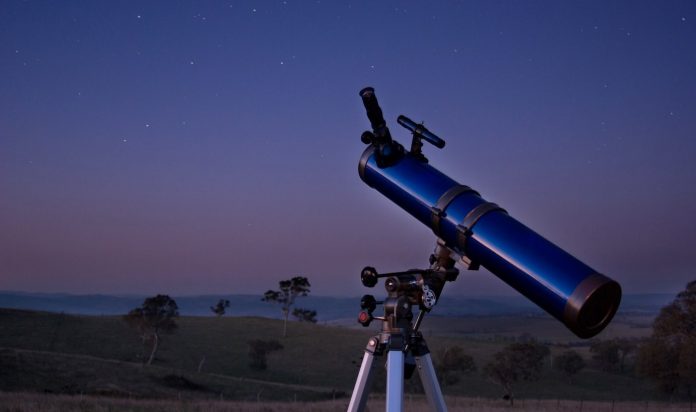 telescope at dusk stars-cc-Ryan Wick