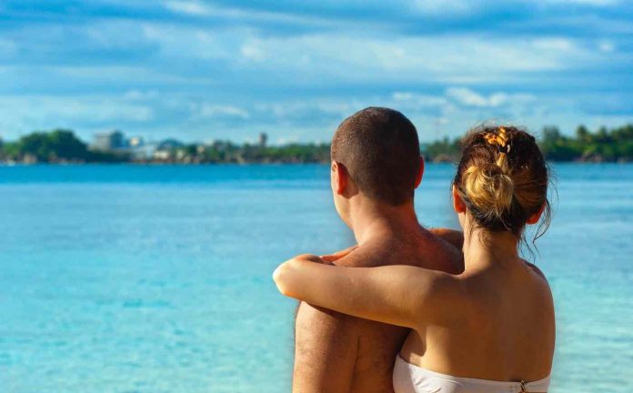 Couple Looking Out at the Ocean-SWNS Onepoll