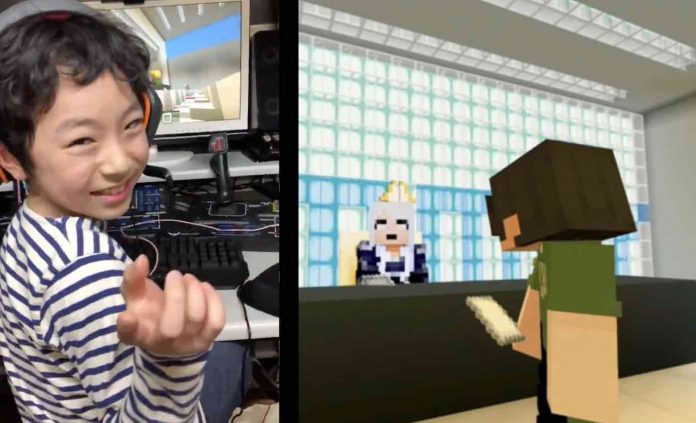 Japanese Boy Playing Minecraft-Miakun Twitter