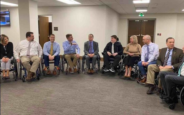 Lawmakers in Wheelchairs-Clark Boyd-State Representative District 46 Facebook