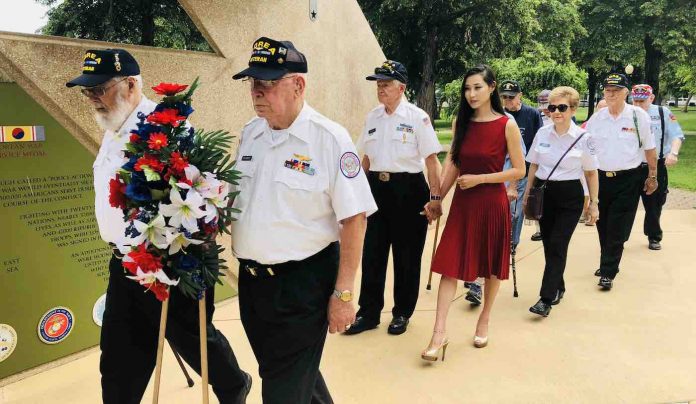 Hannah Kim and Korean War Veterans-Submitted