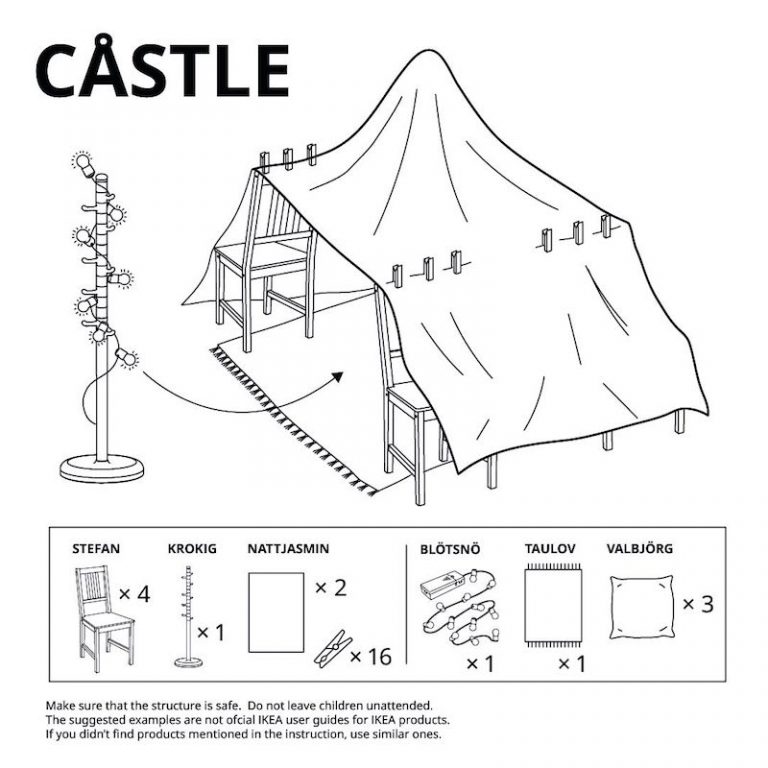 IKEA Releases Instructions on How to Build the 6 Best Blanket Fort