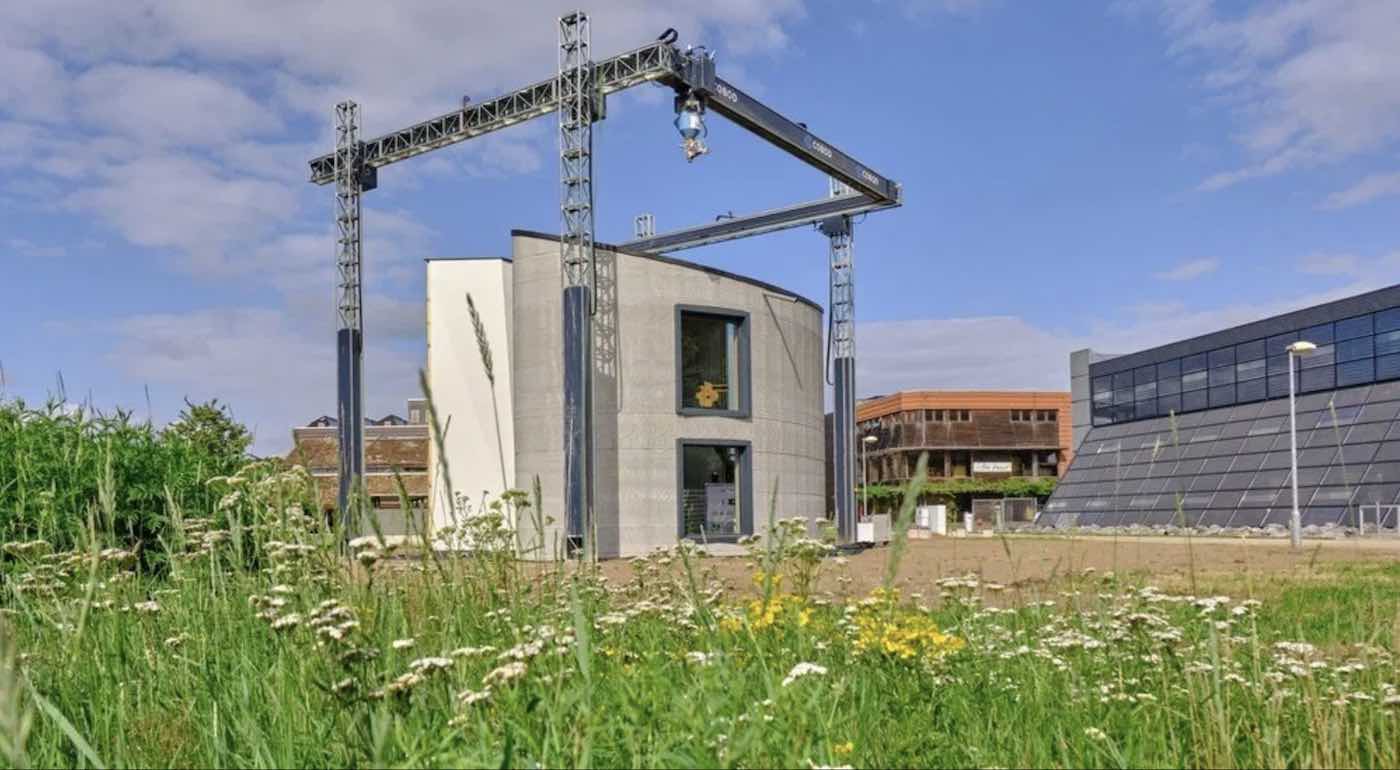 3D-Printer Completes the Largest 3D-Printed Home in Europe - With 2 Stories and 980 Square Feet – in 3 Weeks