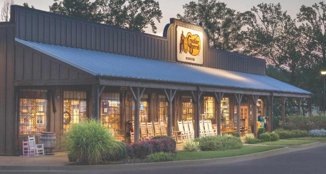 For the First Time in its 51Year History, Cracker Barrel Will Now