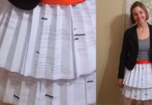 Estudiante de Posgrado Defiende su Tesis de Doctorado con una Falda Hecha con las Cartas de Rechazo que Recibió para Ayudar a “Normalizar el Fracaso”