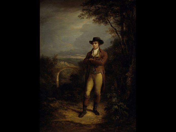 Robert Burns portrait by Alexander Nasmyth