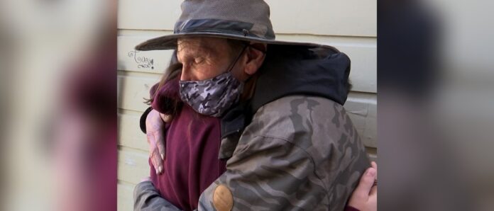 homeless man gift screenshot nbc bay area