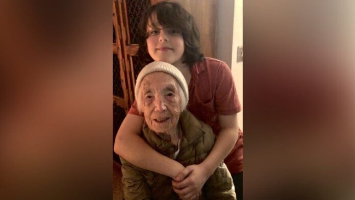 amy hawkins and great grandson tiktok supplied hannah freeman (1)