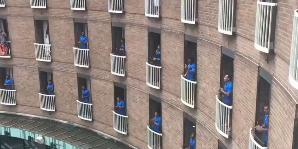 Rugby Team Sings to Restaurant Workers in Spirit of Their Heritage in Pacific Islands