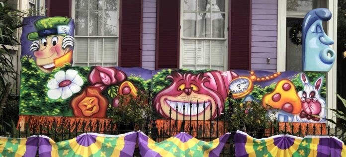 mardi gras float featured swns