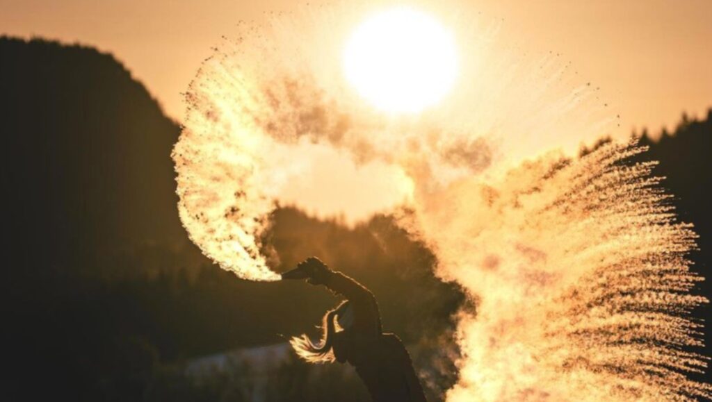 The Internet is Sharing Magical Photos of What Happens When Boiling Water Meets Cold Air