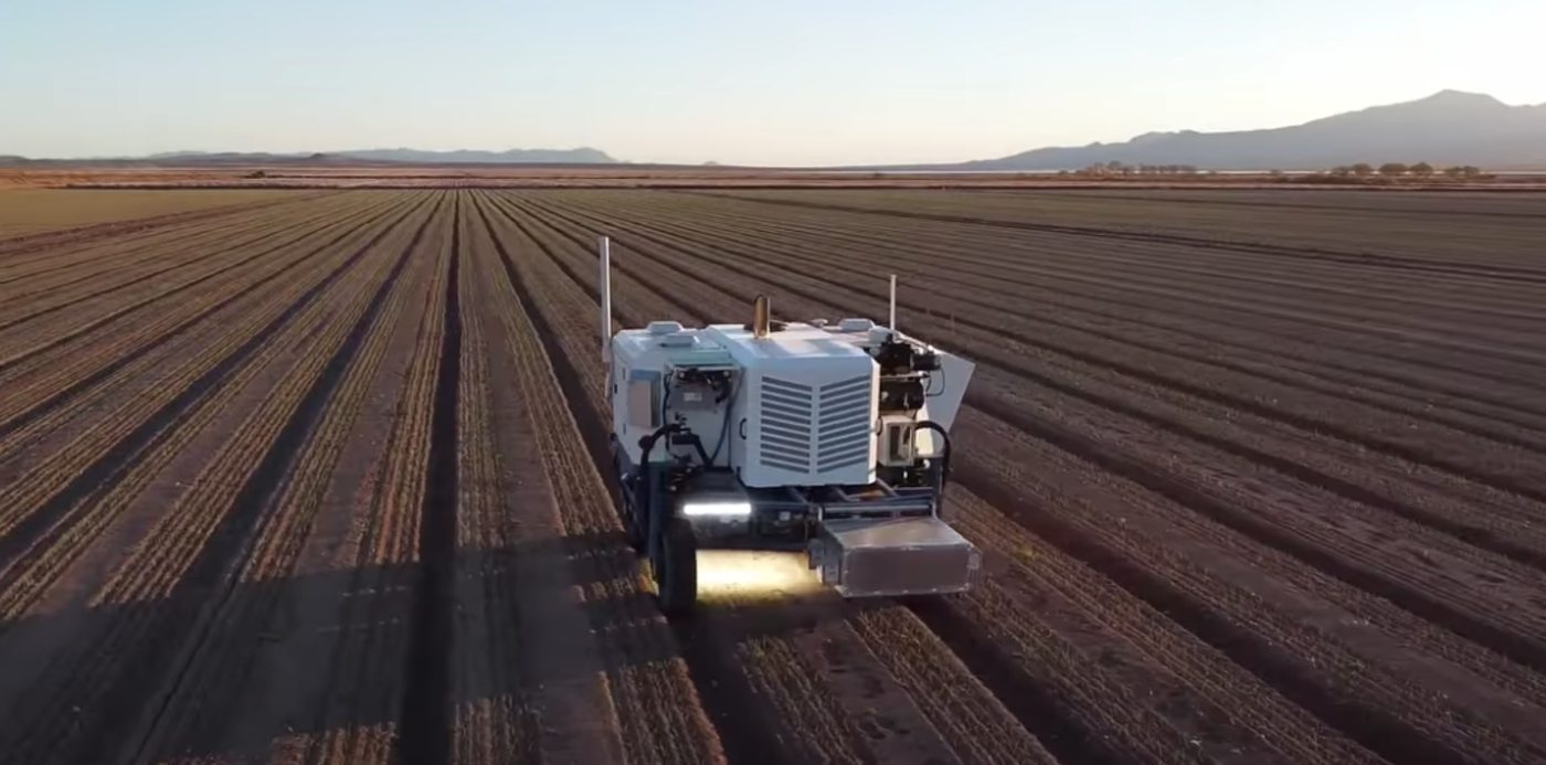 A self-driving Farm Robot kills 100,000 weeds an hour with lasers instead of chemicals