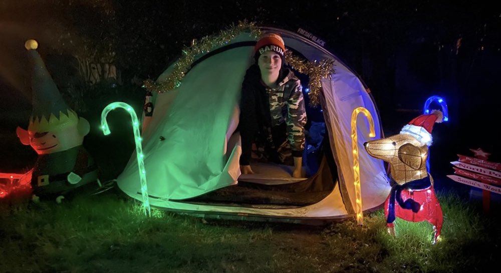 Boy Camps Out for 500 Days and Raises Over $700K for Hospice