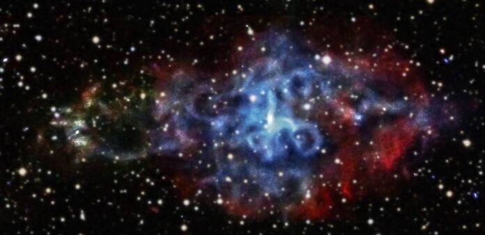 The Chandra X-ray Observatory captured this image of SNR 3C 58. NASA