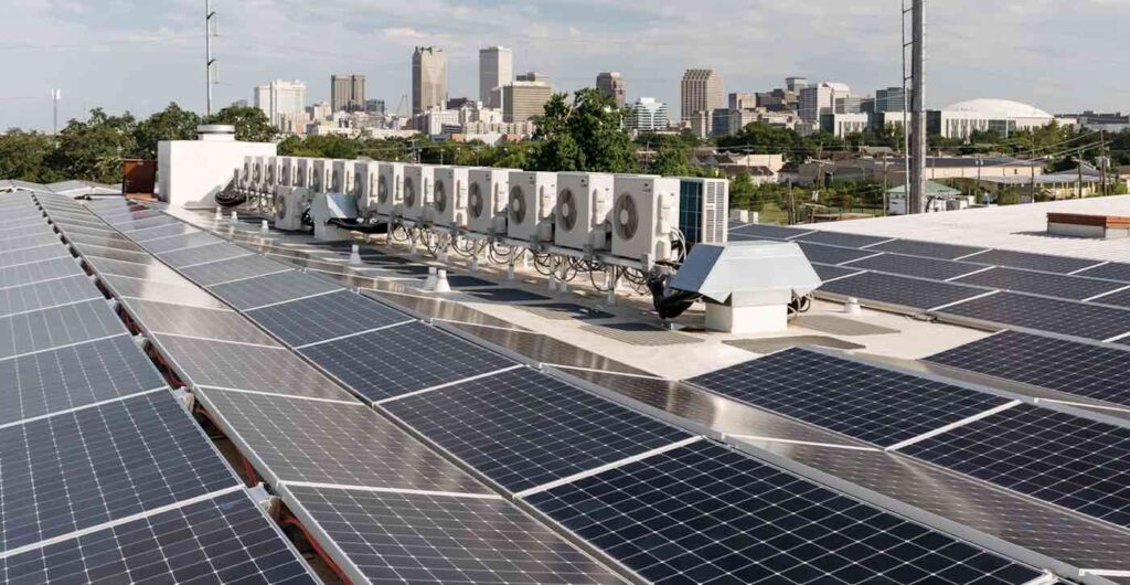 Solar Panels On Apartment Roof New Orleans By Architect Eskewdumezripple Website