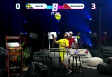 Inaugural Balloon World Cup Pits Athletes Diving in the Living Room to Keep it Aloft