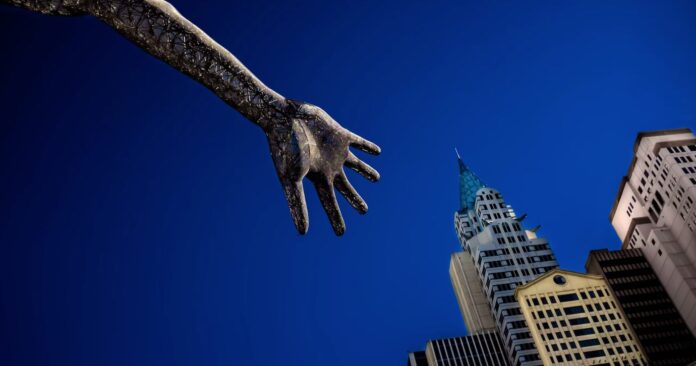 hand-up to city buildings goal success-pubdomain Evan Fitzer