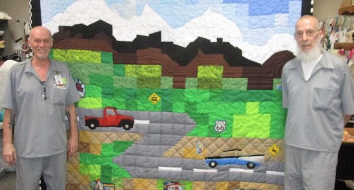 inmates sew quilts-released-Joe Satterfield