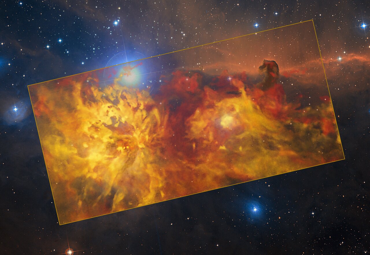 Nebula Api Berkobar Dengan Warna yang Tertangkap dalam Gambar Baru yang Menakjubkan