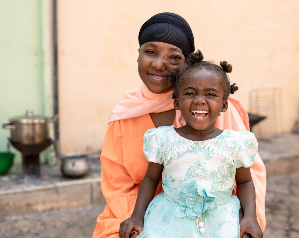 mom after surgery with daughter