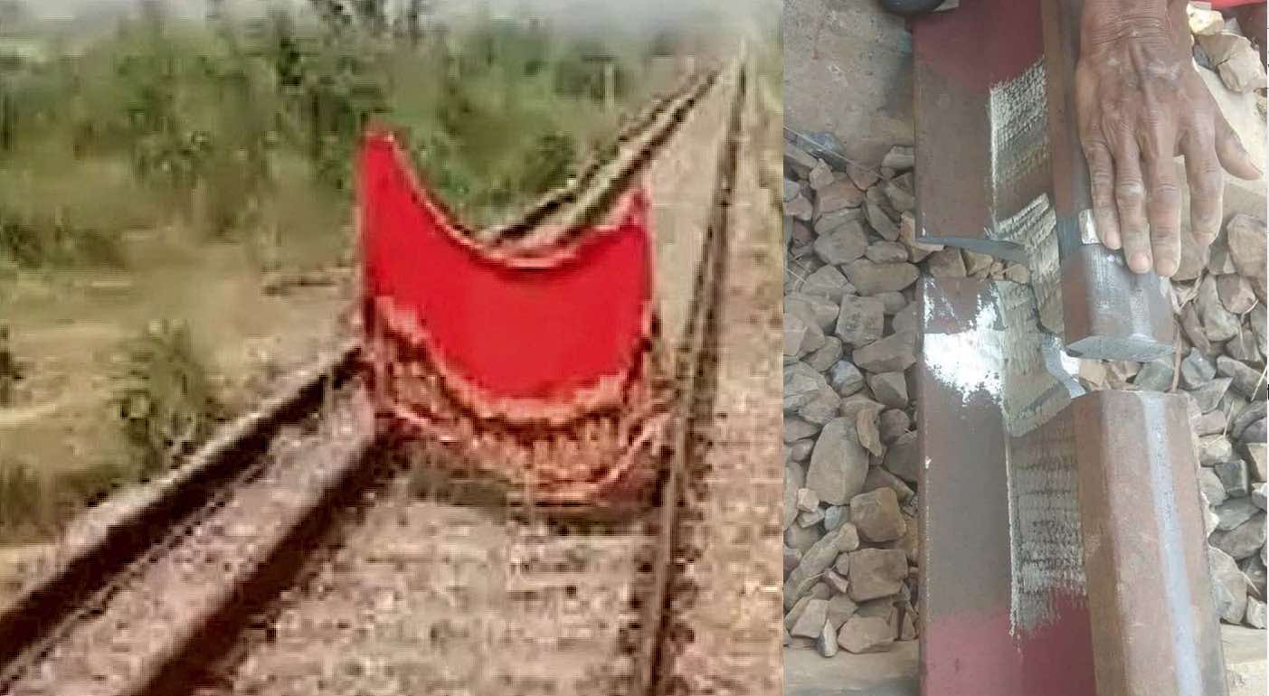 Wanita Pastikan Keselamatan Penumpang Dengan Melambaikan Sari Merahnya untuk Menghentikan Kereta Setelah Melihat Jalur Rusak
