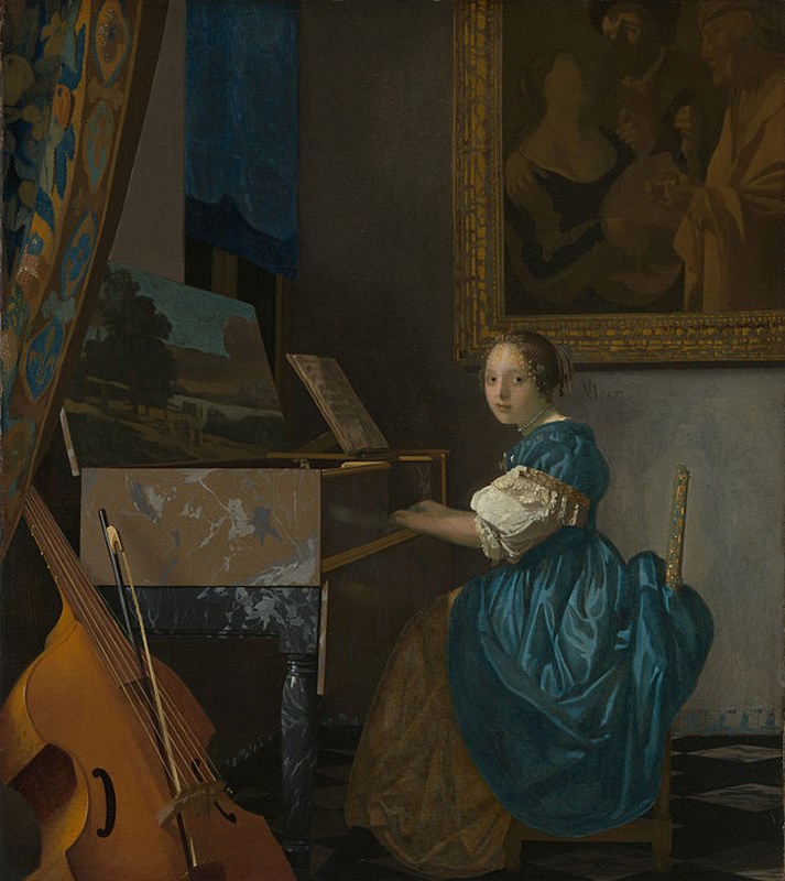 Lady Seated at a Virginal Vermeer